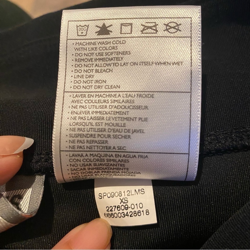 NIKE Black Wide Leg Athletic Pants Size XS - Picture 6 of 6